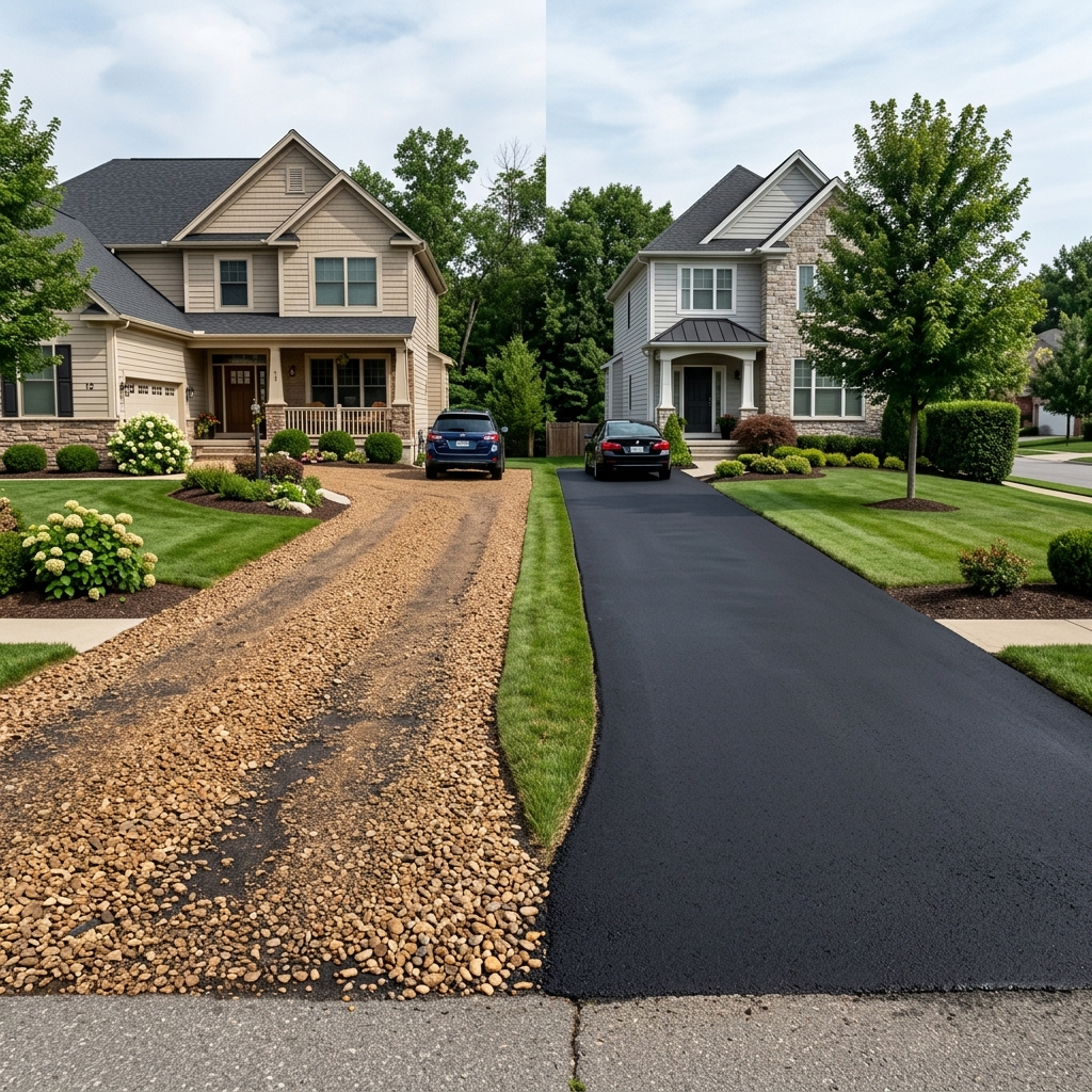 Chip seal vs asphalt driveway comparison — cost and quality guide 2026