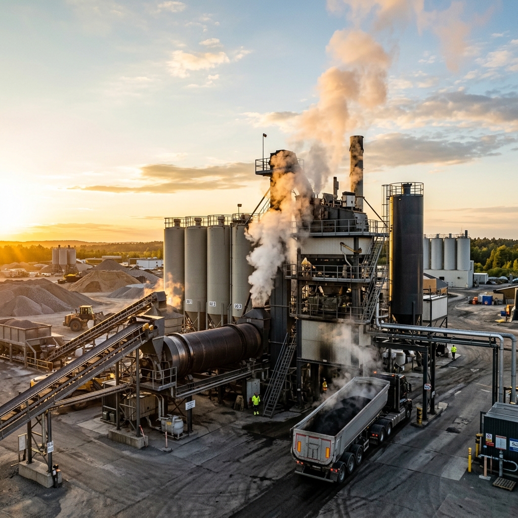 Hot mix asphalt plant producing HMA — price per ton 2026 guide